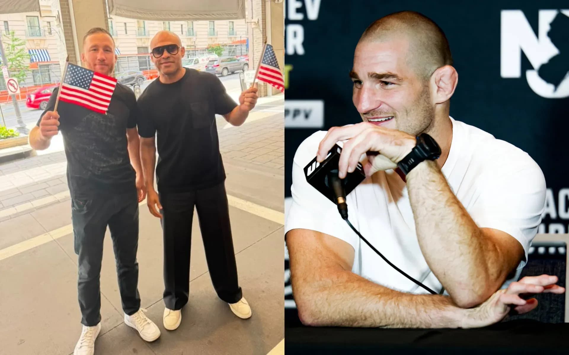Sean Strickland went off on Justin Gaethje and Ali Abdelaziz