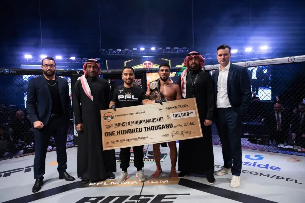 PFL MENA 1's Mohsen Mohammadsefi.