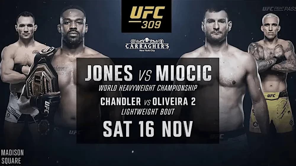 UFC 309 poster