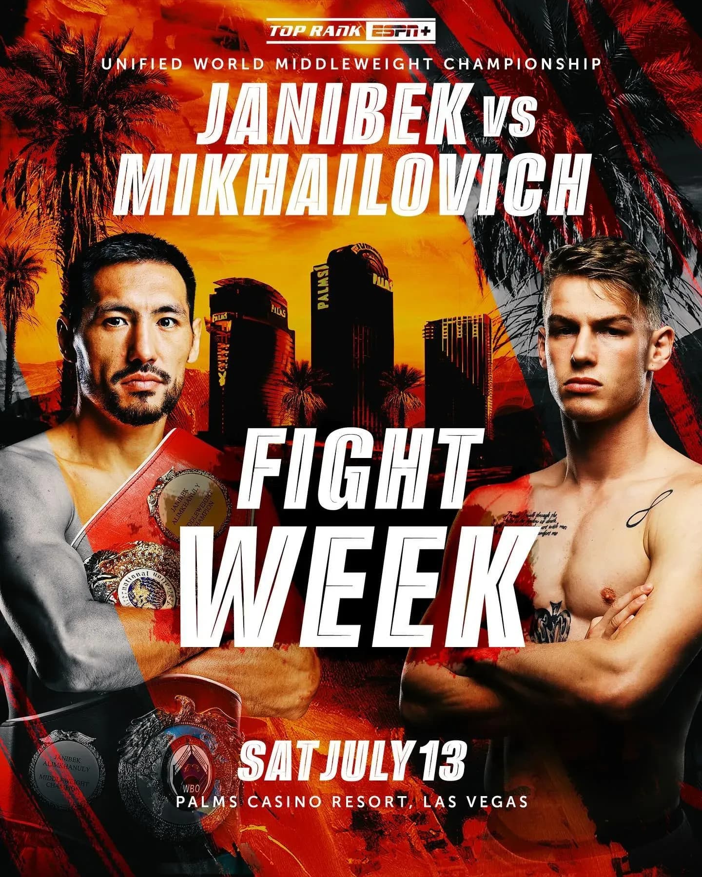 IBF and WBO Middleweight Championships