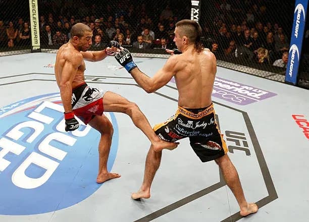 myth of Jose Aldo’s leg kicks