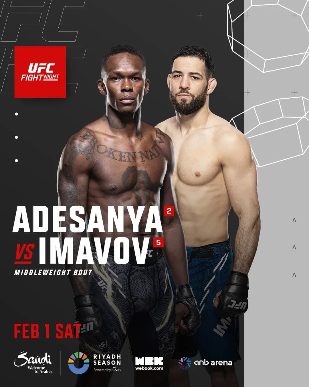 Israel Adesanya is already thinking of names for his next opponent.