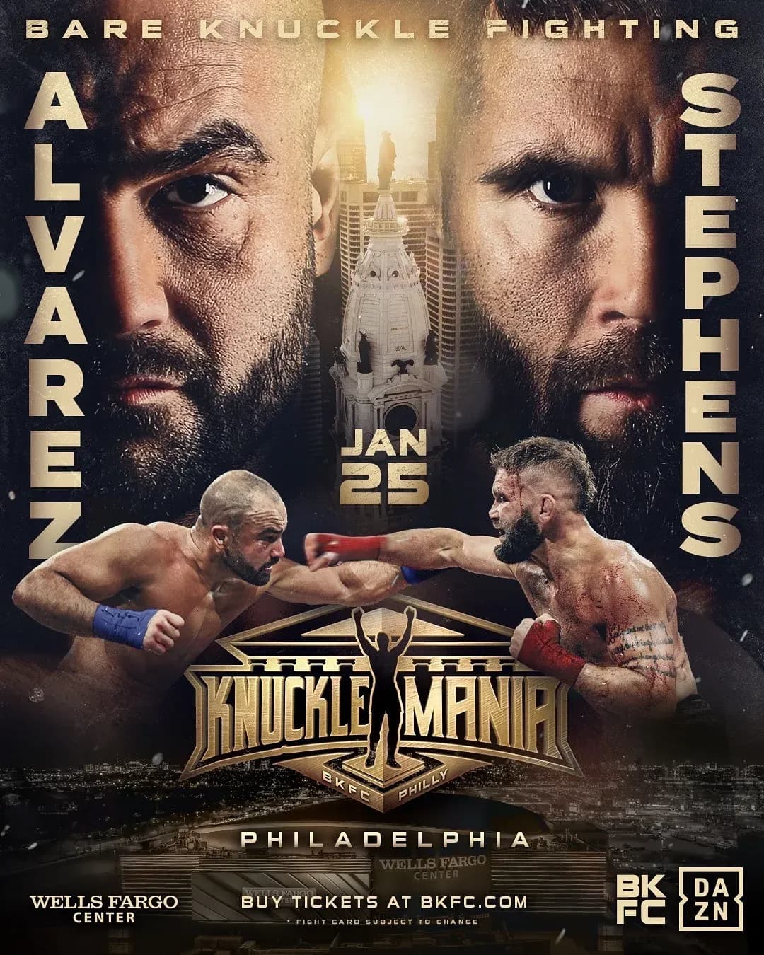 BKFC KnuckleMania V happens tonight. Stay here for results!
