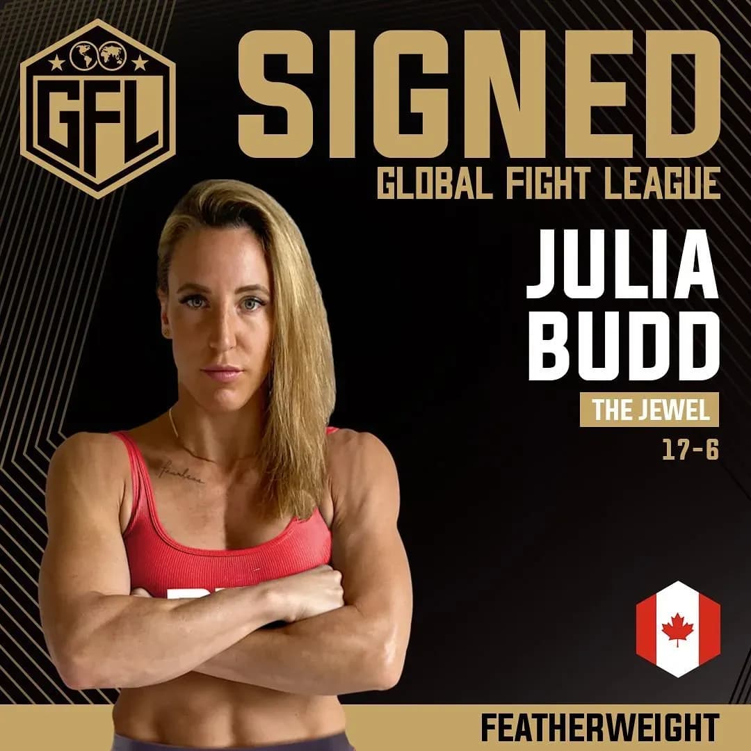 Julia Budd recently joined the GFL's roster for 2025.