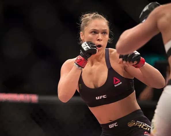 Ronda Rousey Talking Combat with Chris Toplak