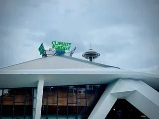 Curtis Blaydes squares off against Rizvan Kuniev in February at Climate Pledge Arena.