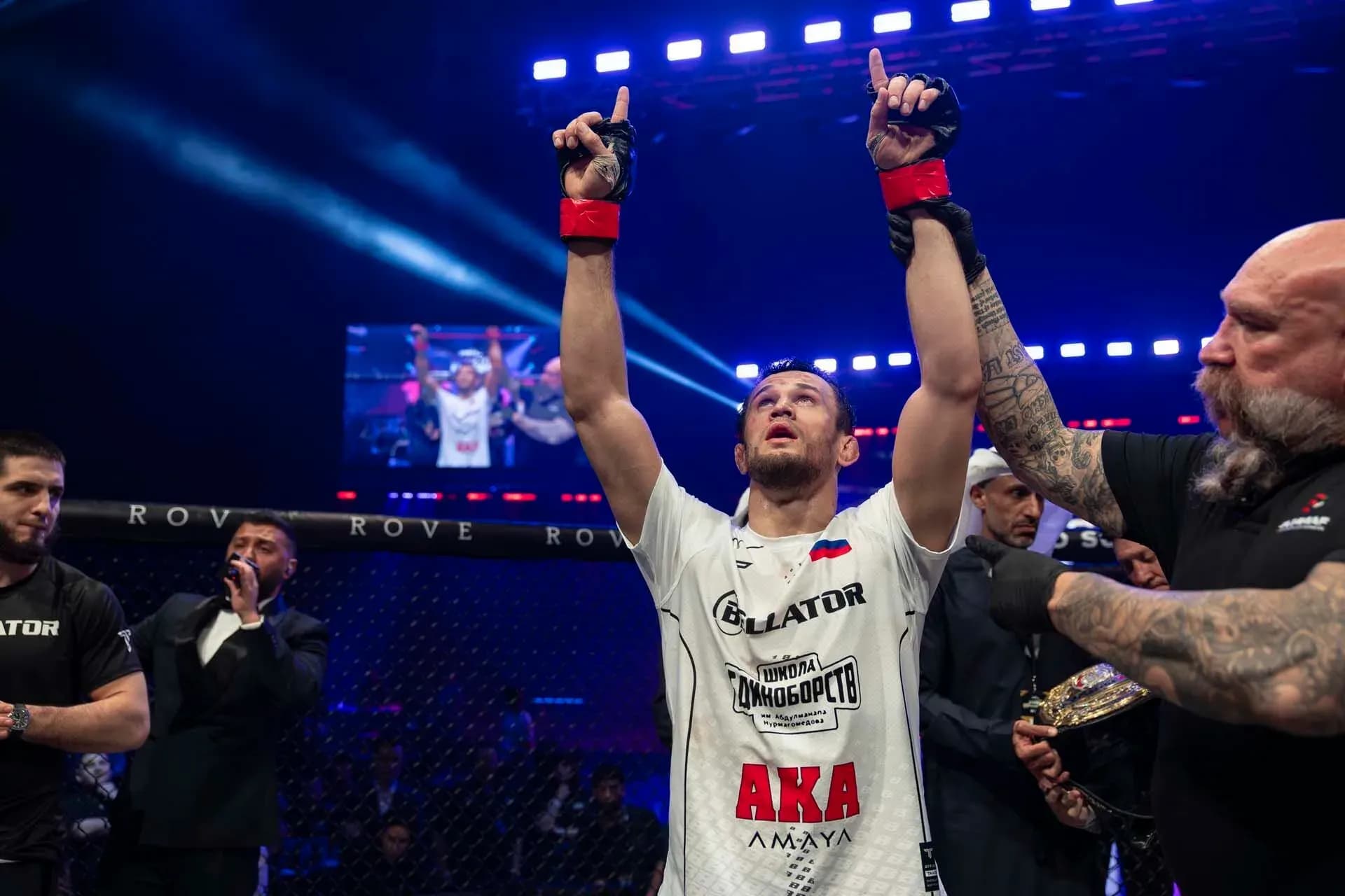 Usman Nurmagomedov, fighting Paul Hughes in PFL Champions Series 3.