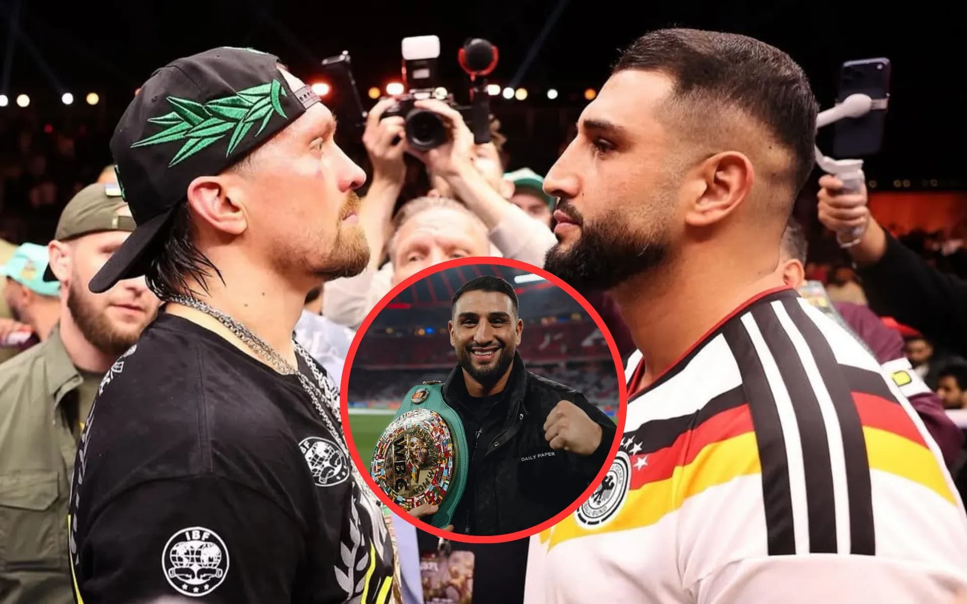 Oleksandr Usyk and Agit Kabayel appeared to be on a collision course earlier this year 