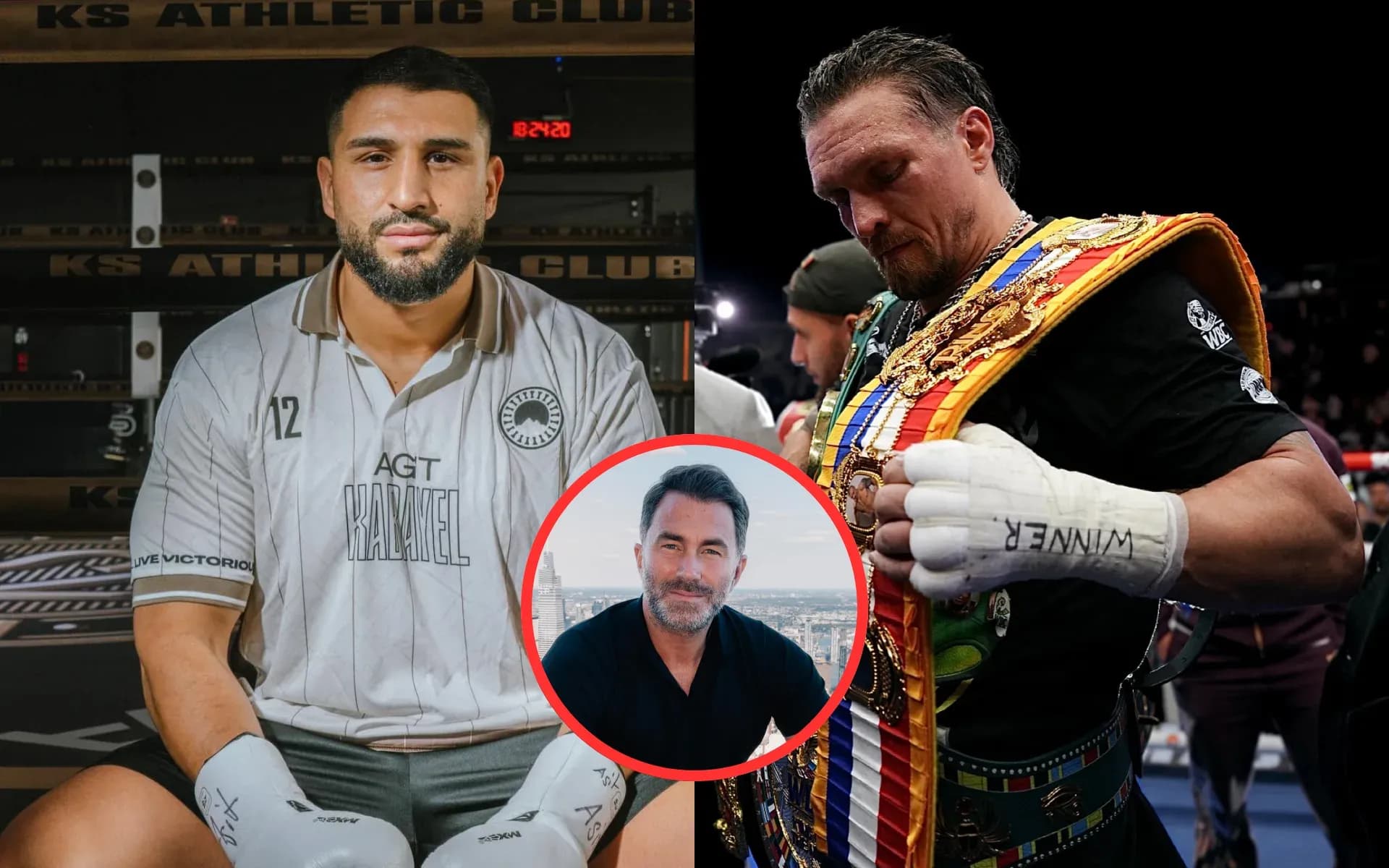Eddie Hearn has addressed the boxing landscape comprising Agit Kabayel and Oleksandr Usyk 