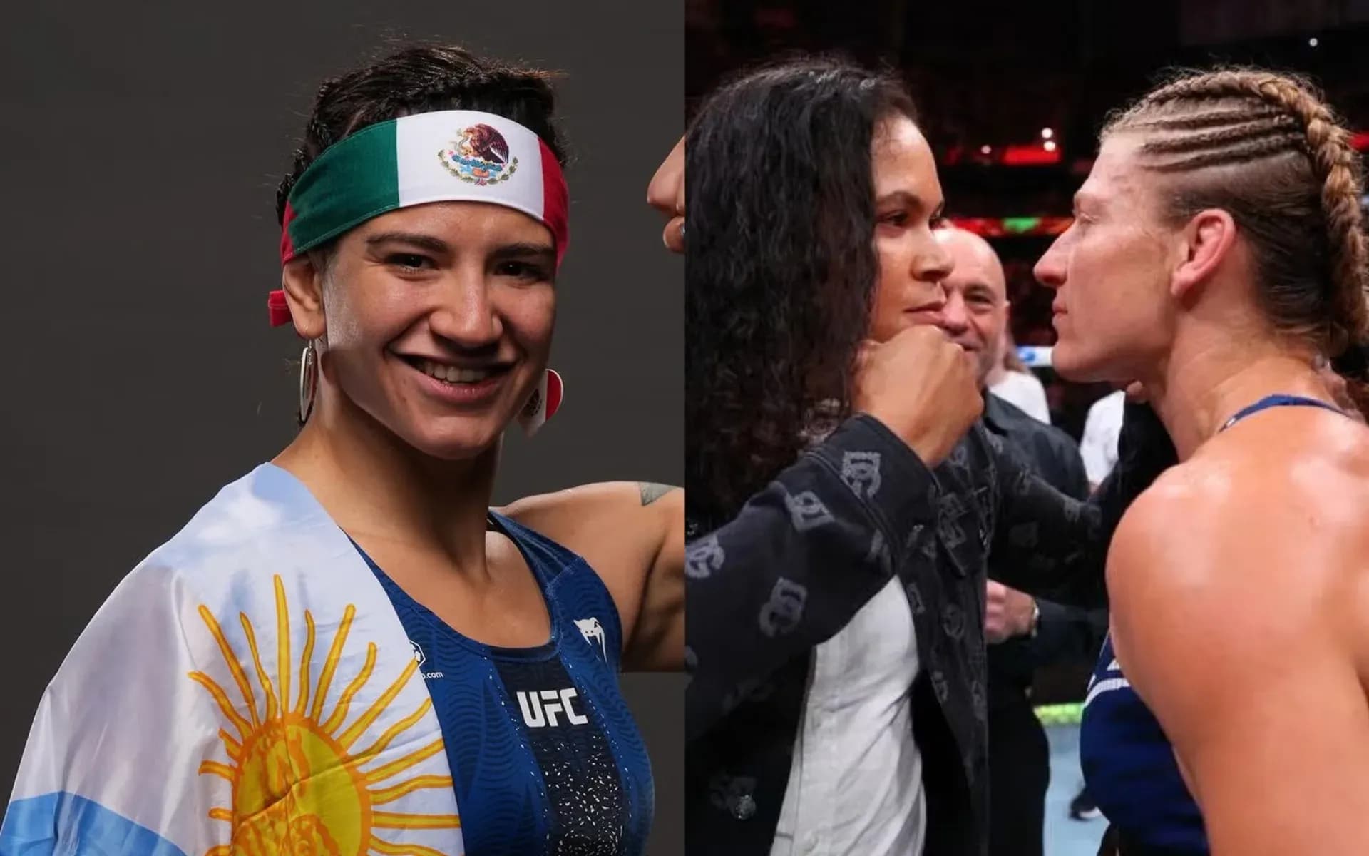 Ailin Perez has sounded off against Amanda Nunes and Kayla Harrison 