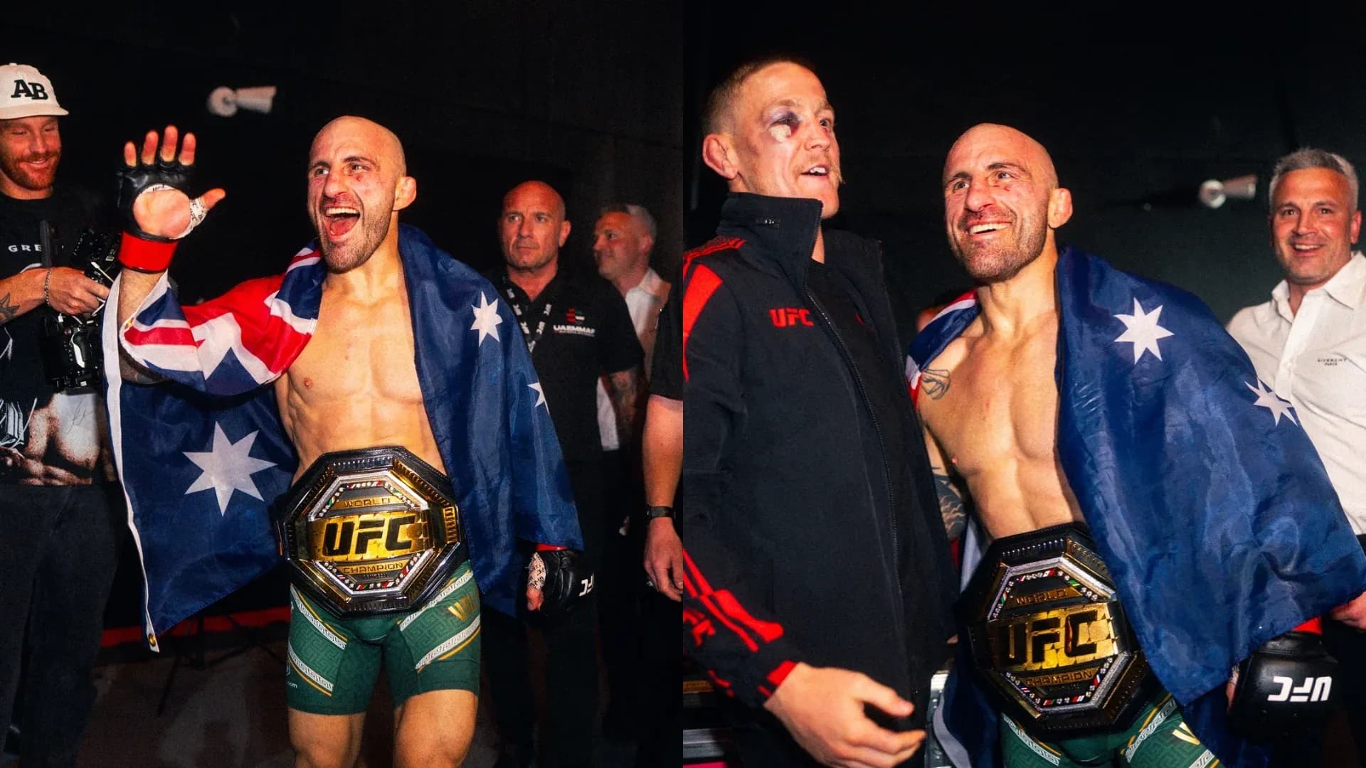 Alexander Volkanovski knocked out Movsar Evloev at UFC 333. 