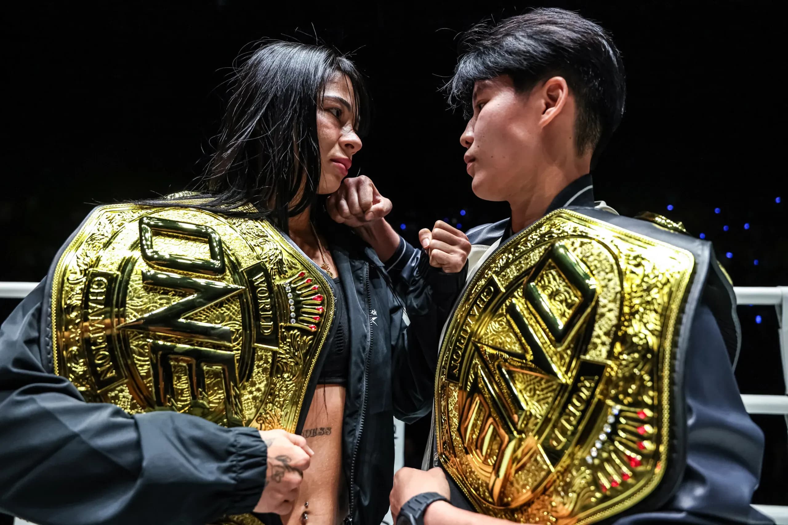 ONE Championship World Champions Allycia Hellen Rodrigues and Phetjeeja face off!