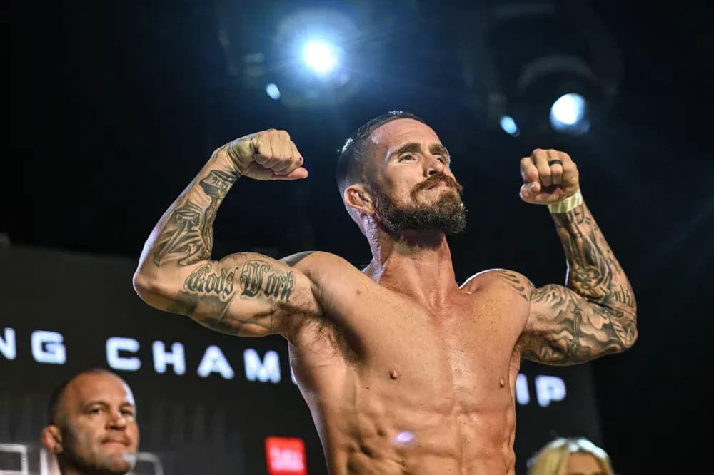 Andrew Angelcor Weigh-Ins BKFC 50