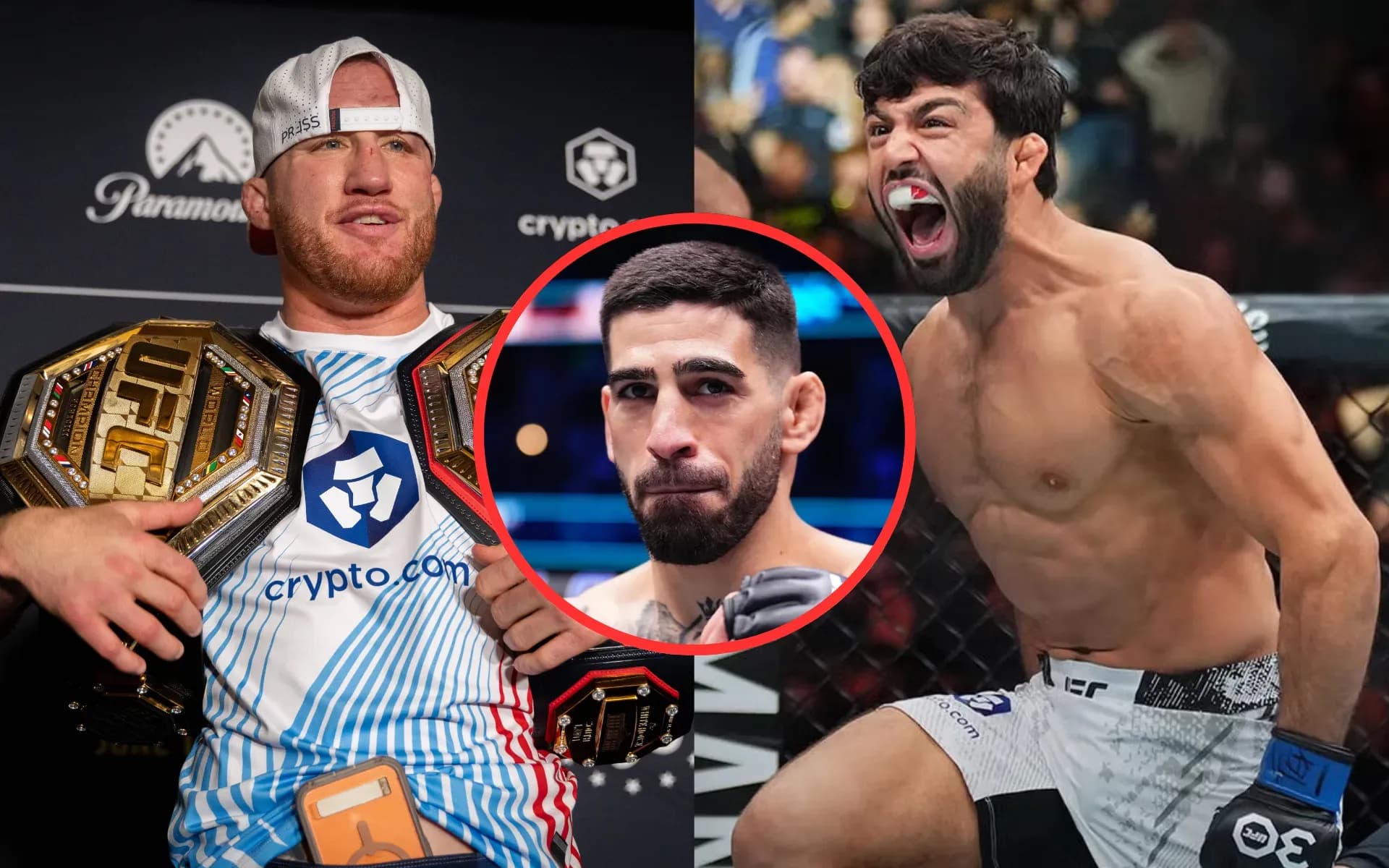 Justin Gaethje beat Ilia Topuria, who's long been at loggerheads with Arman Tsarukyan 