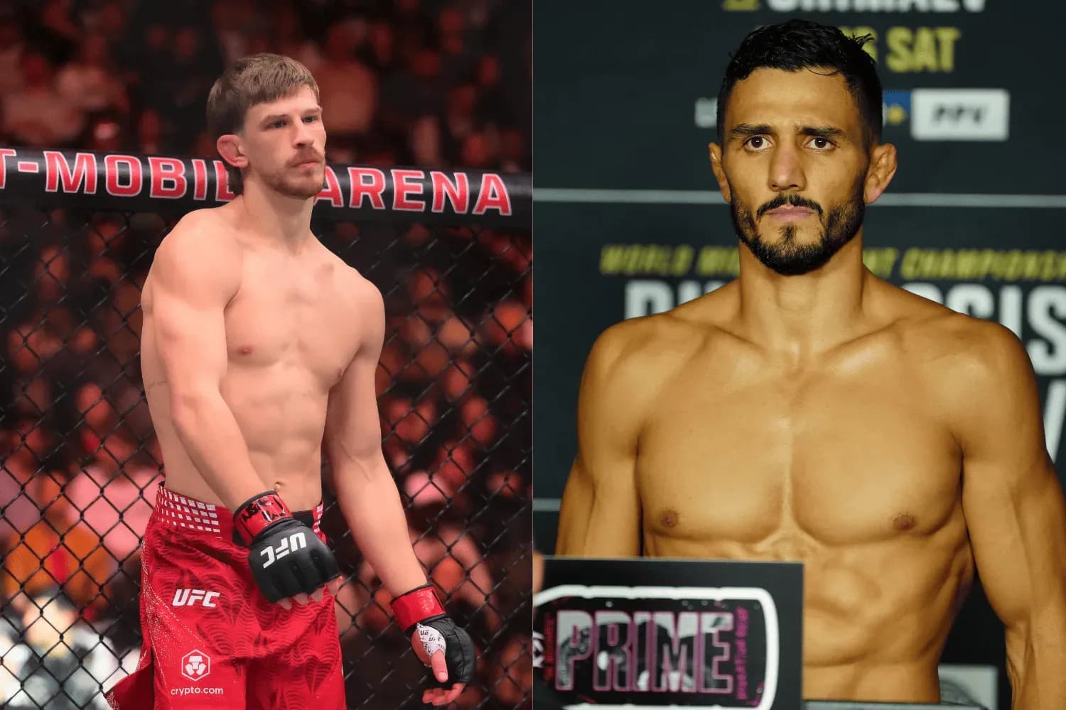 Arnold Allen (left) and Aaron Pico (right)