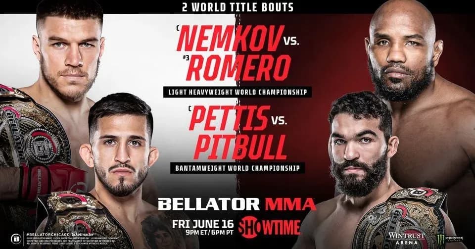 Bellator 297 Event Poster