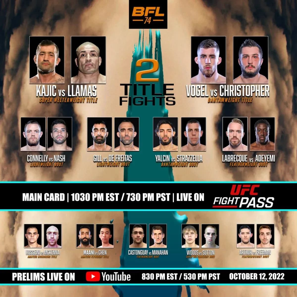 BFL 74 Results