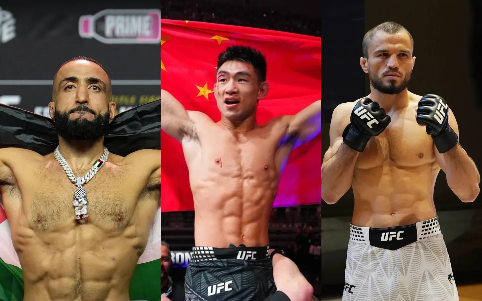 Belal Muhammad, Song Yadong, and Umar Nurmagomedov
