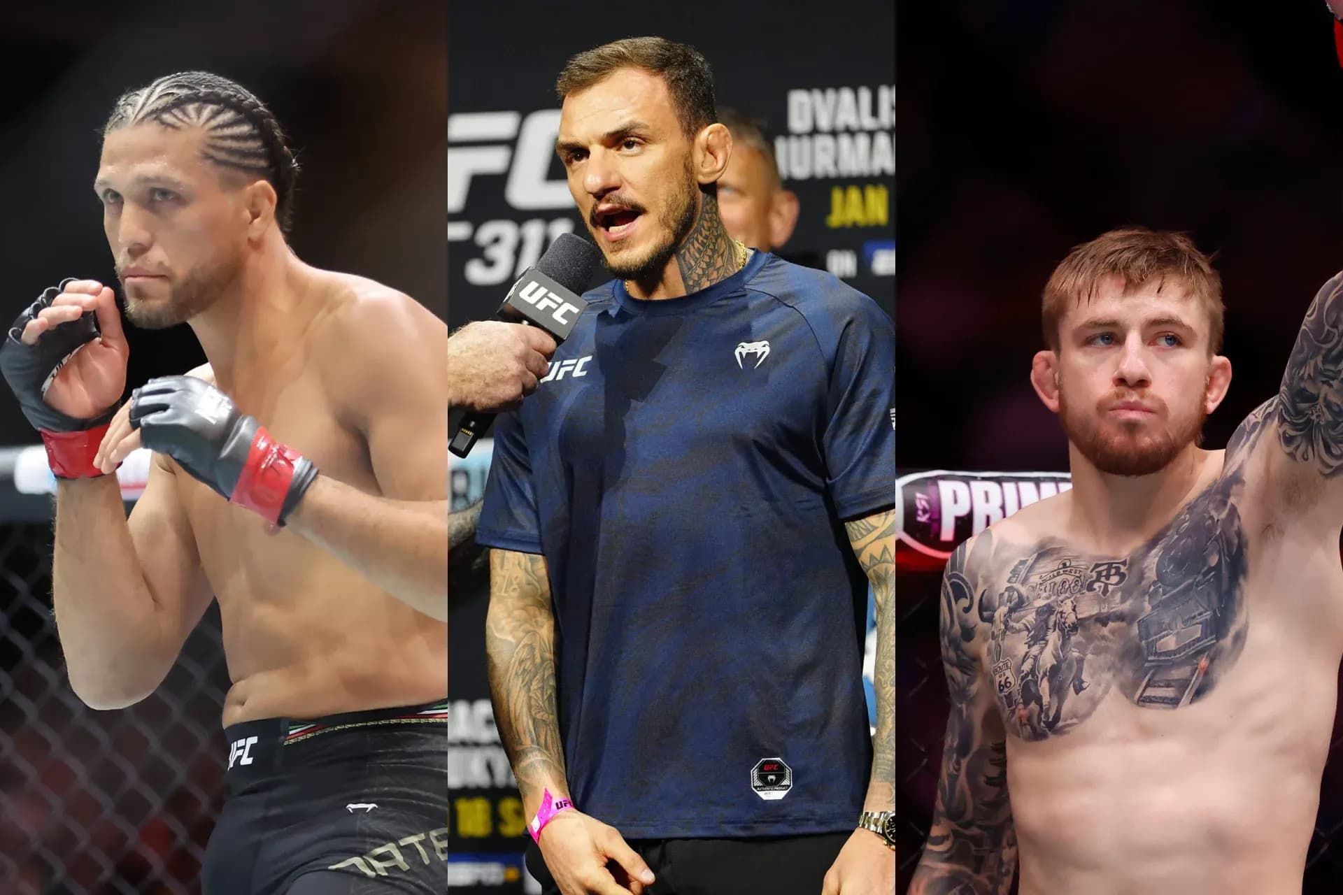 Brian Ortega, Renato Moicano and Tom Nolan