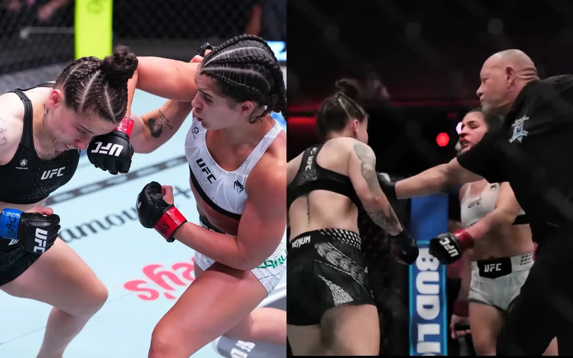 Carol Foro went to war with Giovanna Canuto at UFC Vegas 120 