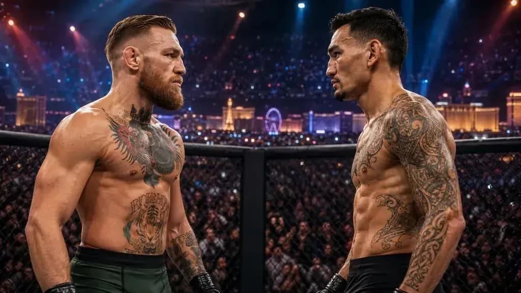 Conor McGregor vs Max Holloway at UFC 329
