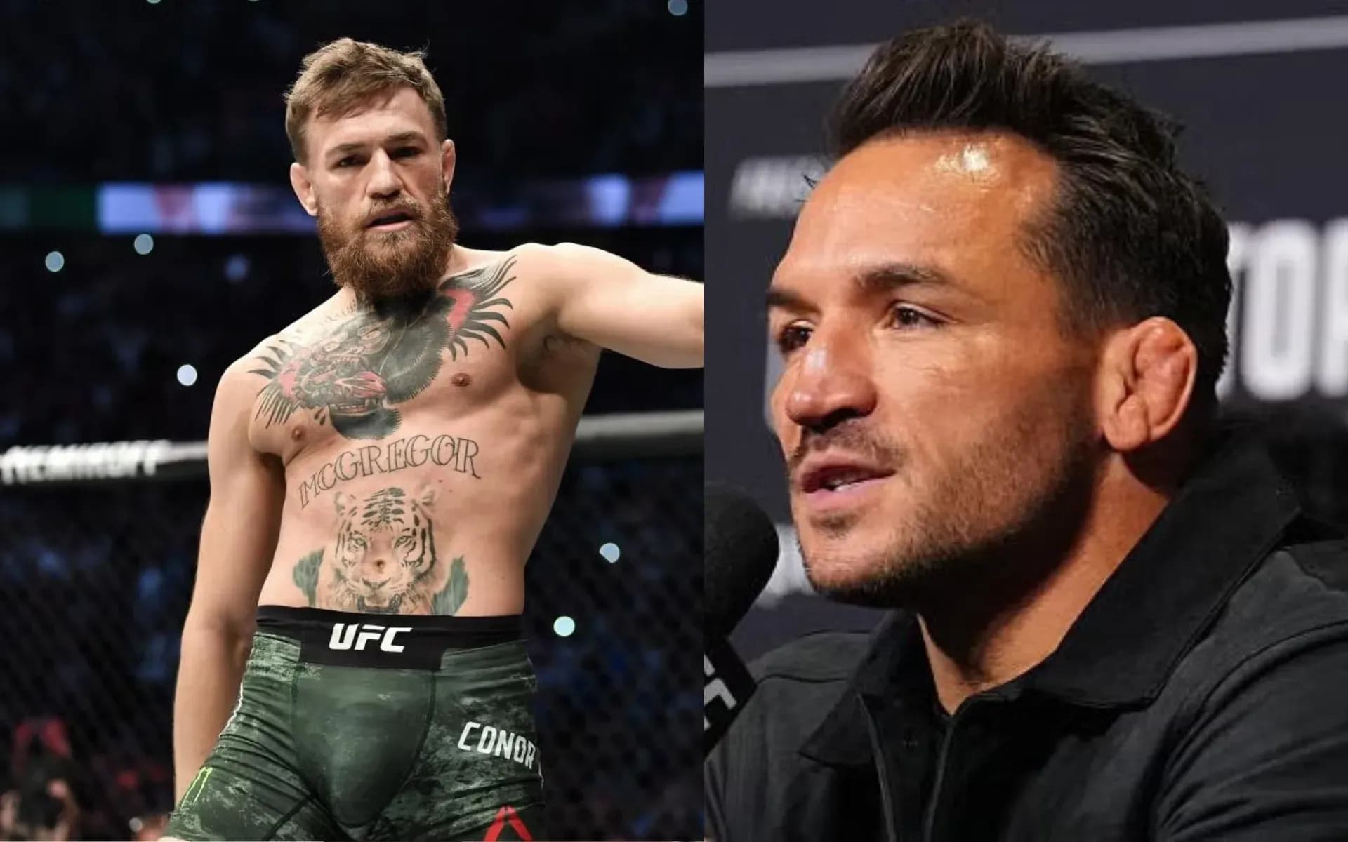 Conor McGregor and Michael Chandler were involved in a heated feud in 2024 