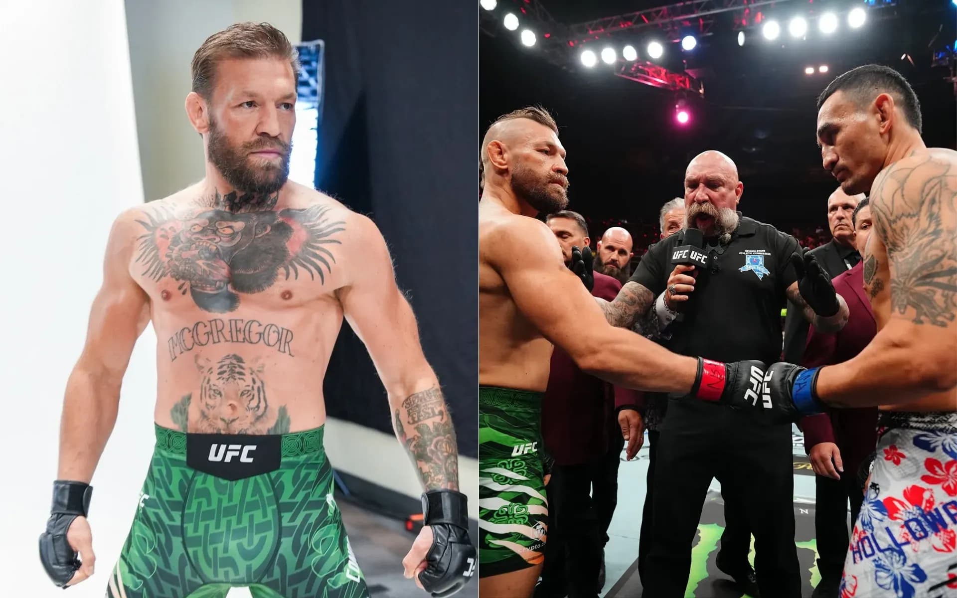Conor McGregor clashed against Max Holloway at UFC 329 