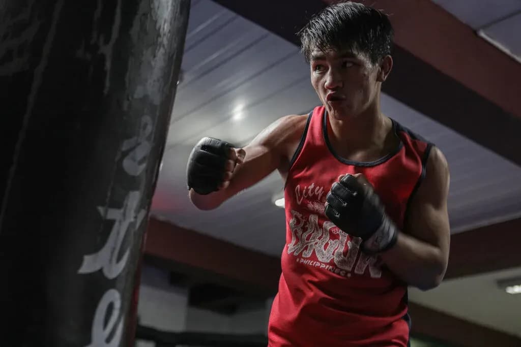 Danny Kingad in Training