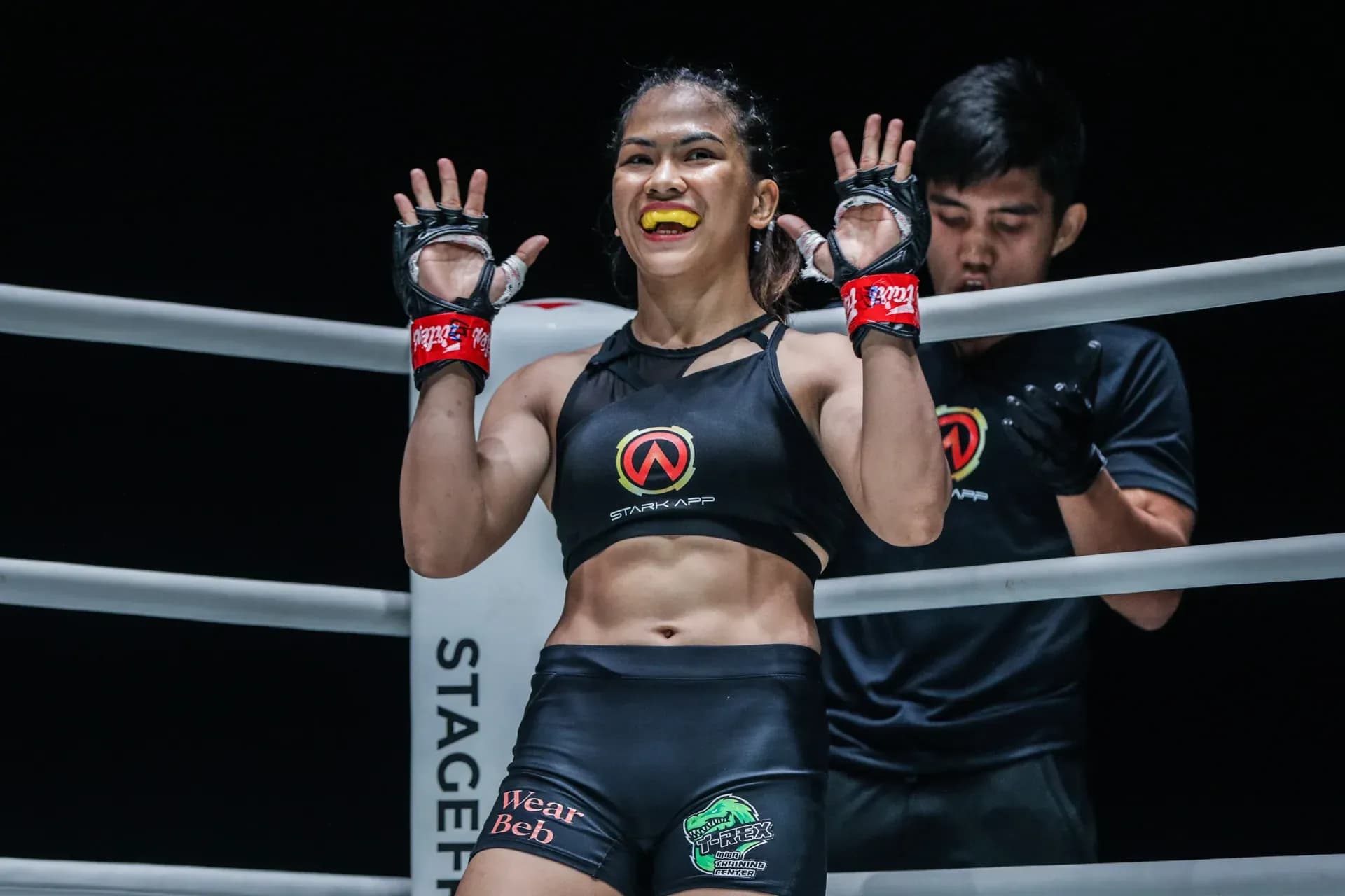 Denice Zamboanga fights for the ONE Interim Atomweight MMA Championship Friday.