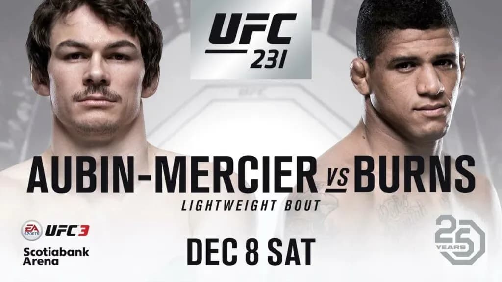 Olivier Aubin-Mercier vs Gilbert Burns