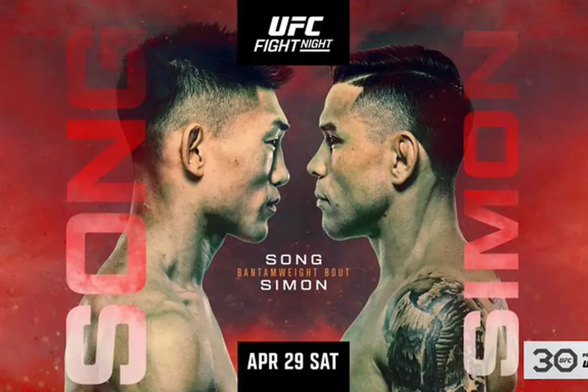 UFC Song vs. Simon Fight Poster
