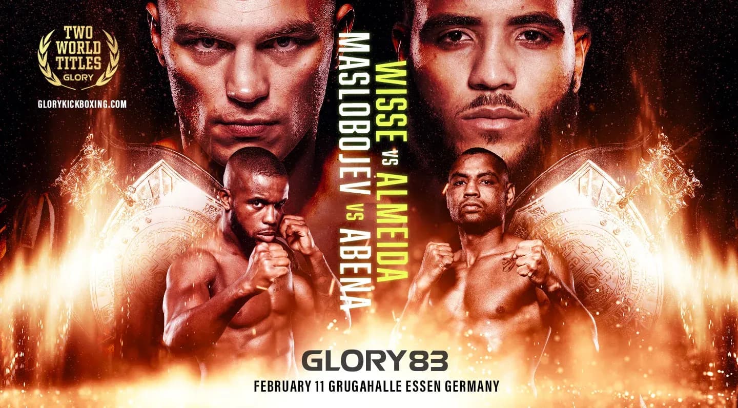 GLORY 83 two title fights Feb 11