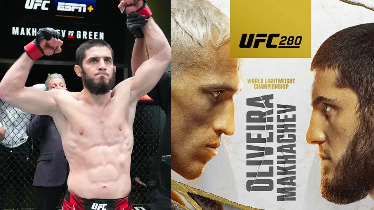 Islam Makhachev takes on Charles Oliveira at UFC 280