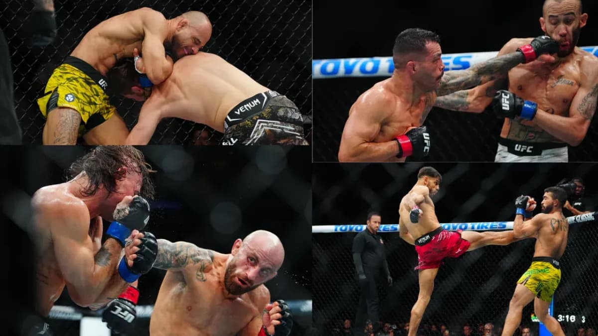 The stars of the UFC Featherweight division were on show at UFC 314
