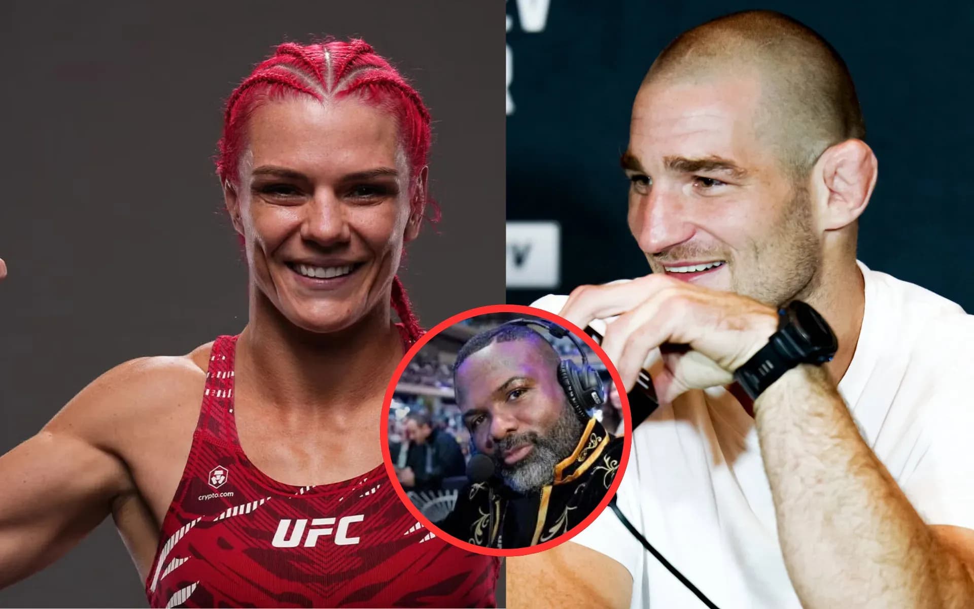 Gillian Robertson's coach Din Thomas has faced criticism from Sean Strickland 