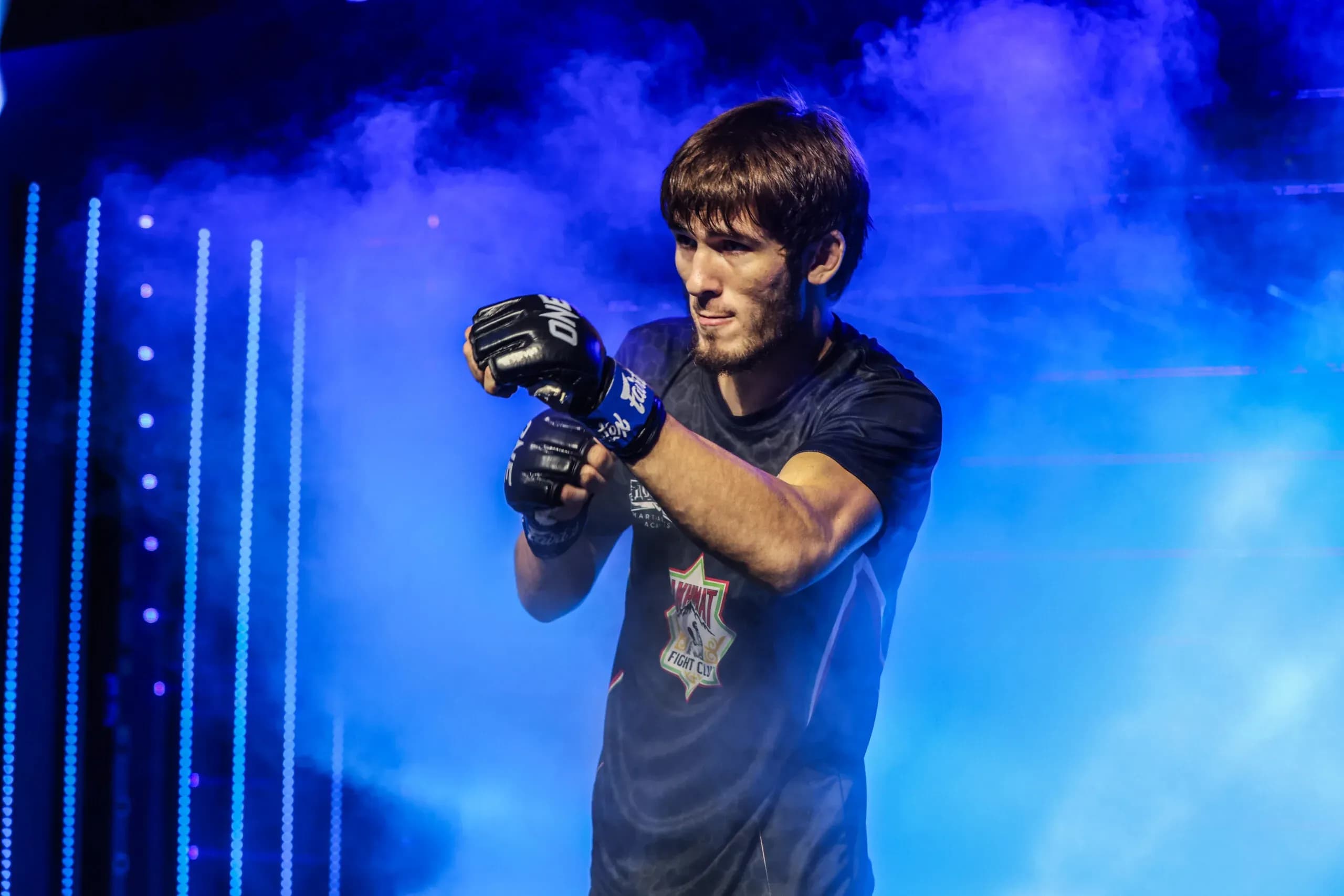 Ibragim Dauev makes his entrance at ONE Fight Night 18