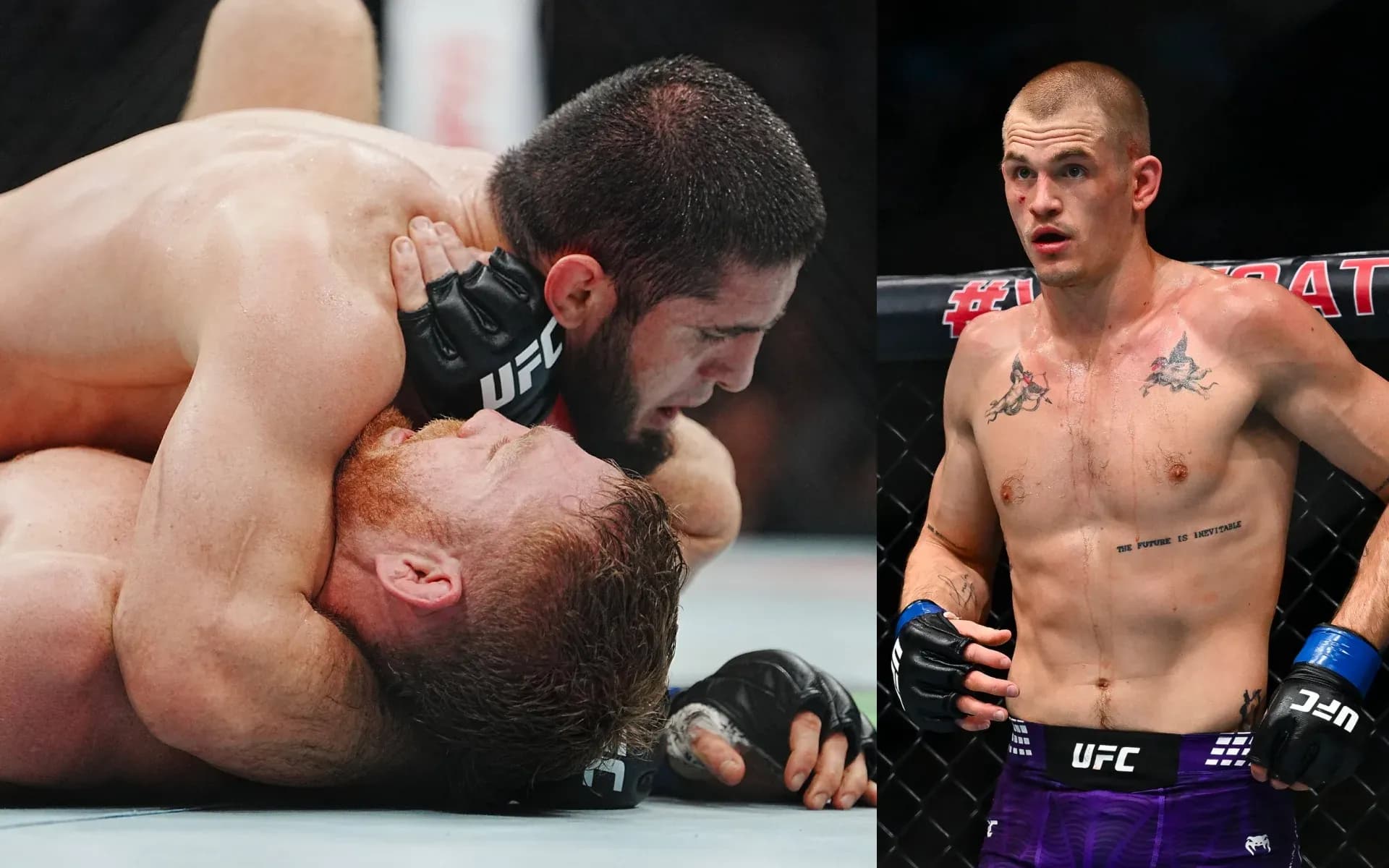 Islam Makhachev, Jack Della Maddalena and Ian Machado Garry