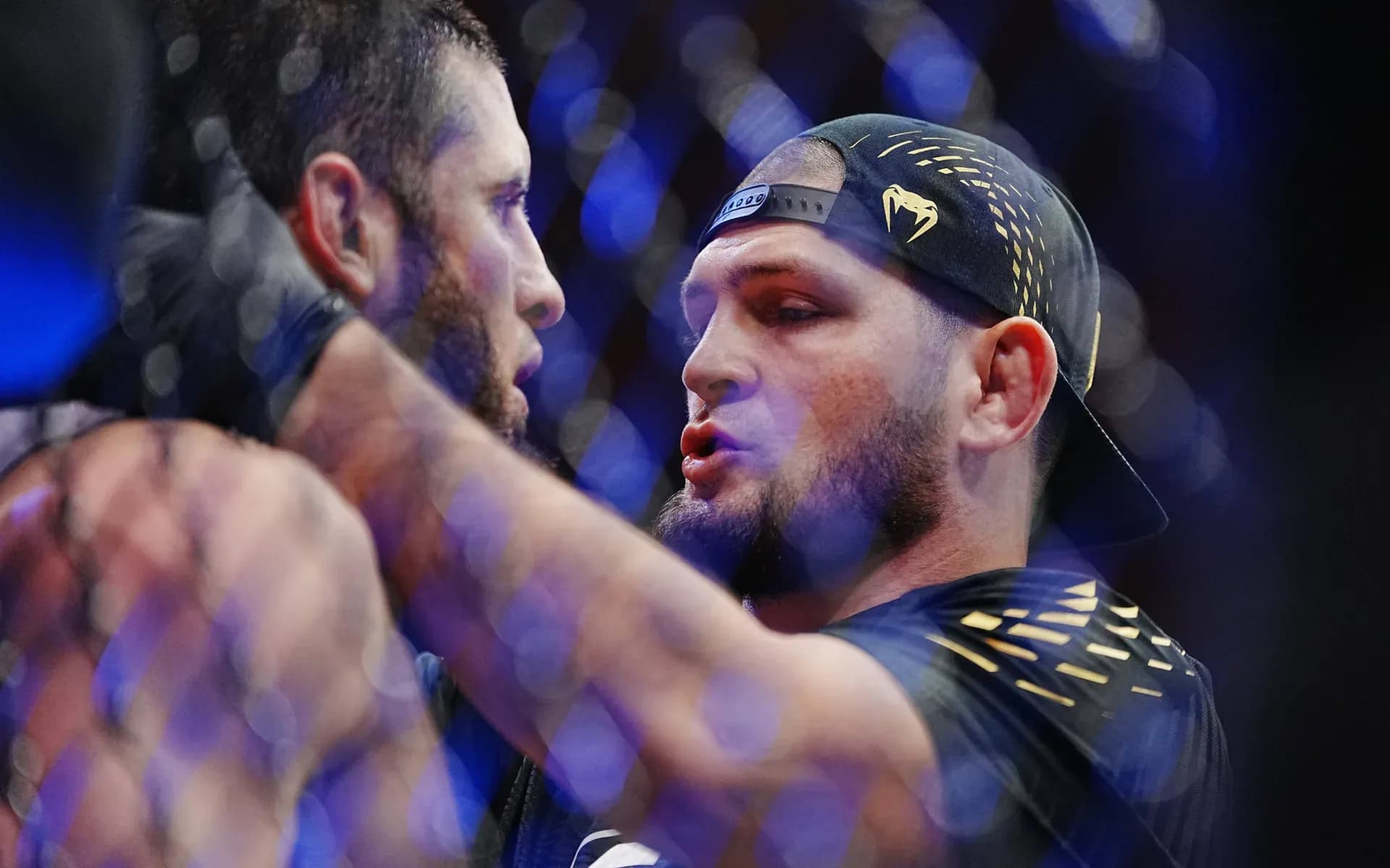 Islam Makhachev and Khabib Nurmagomedov