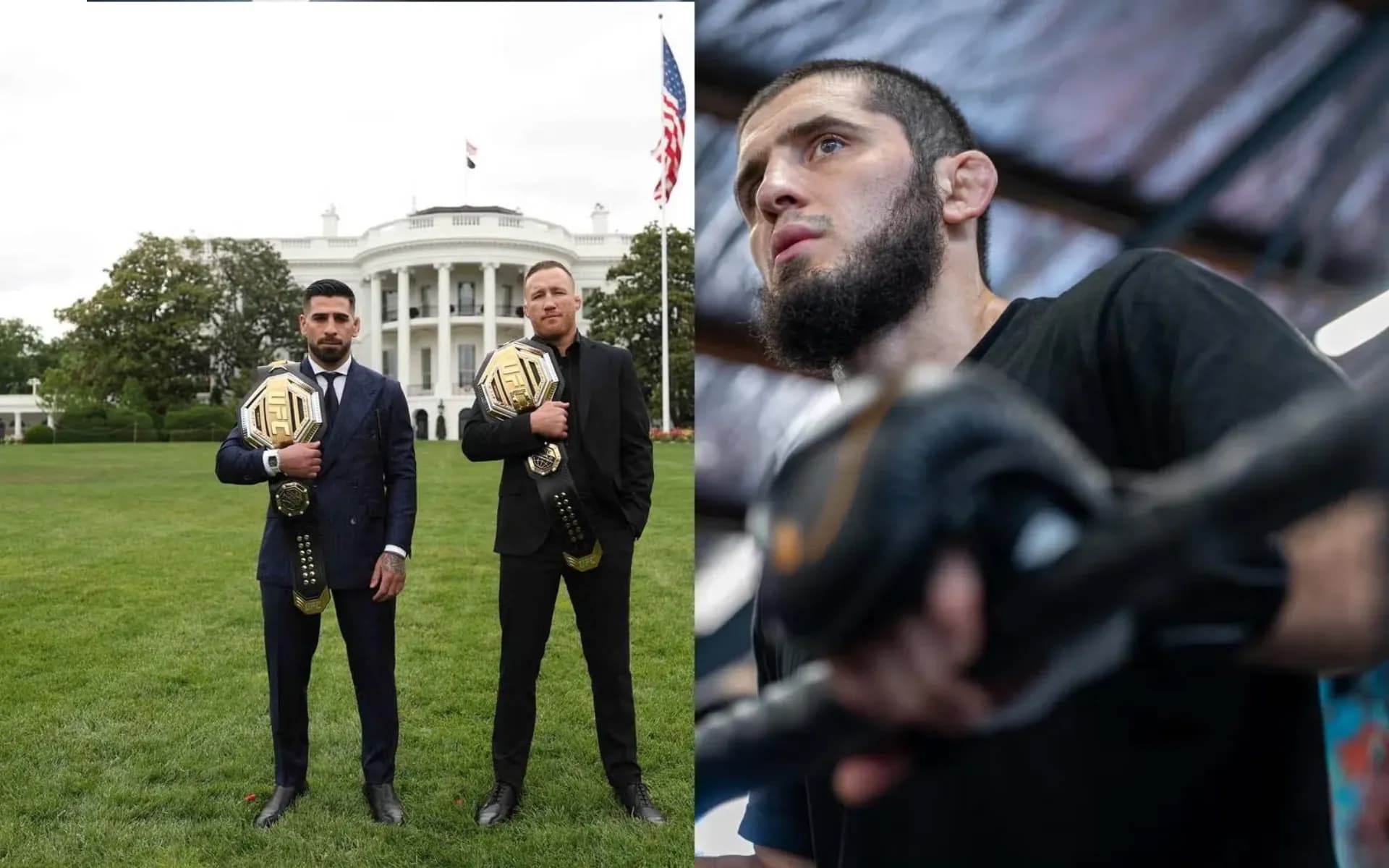 Islam Makhachev has addressed the Ilia Topuria vs. Justin Gaethje fight 