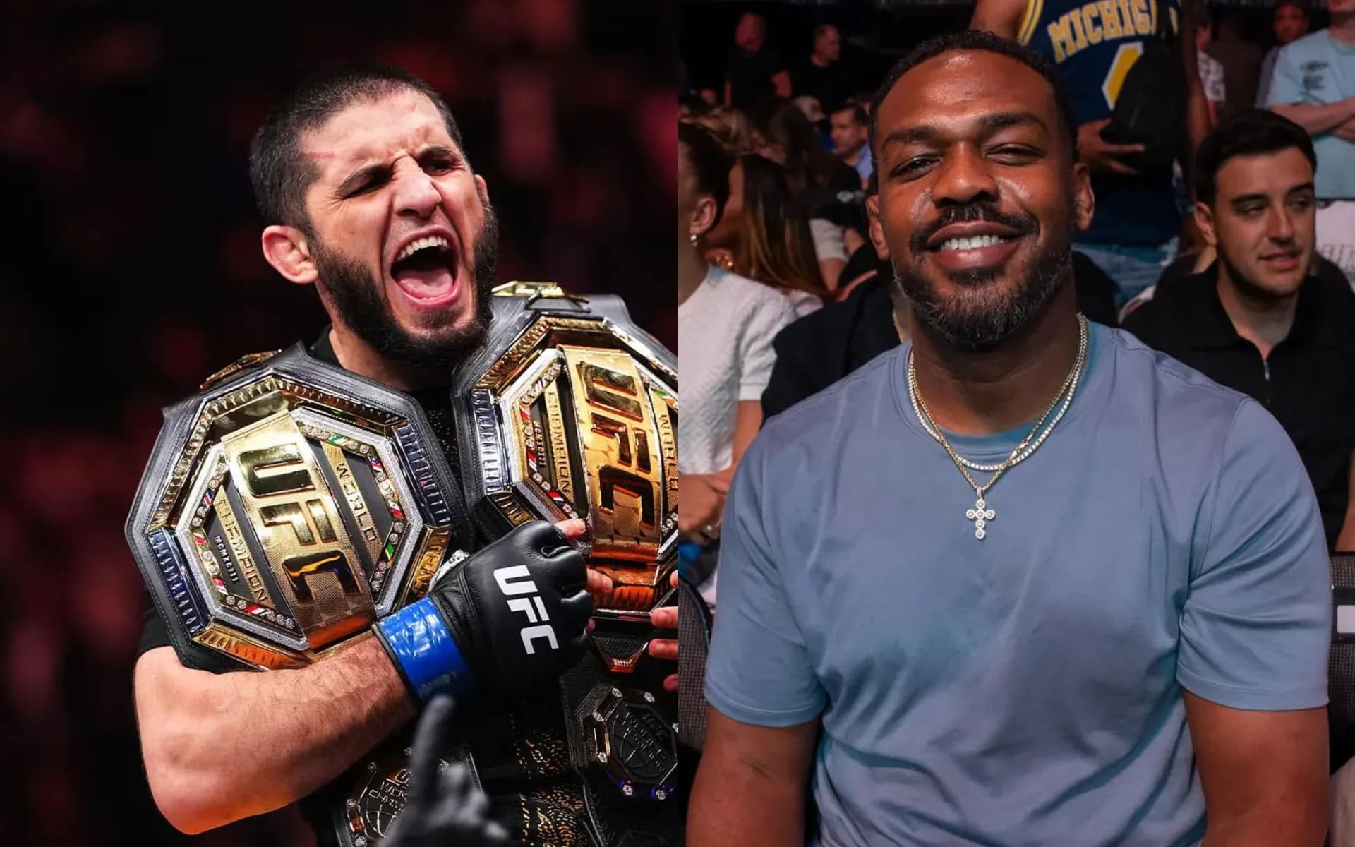 Islam Makhachev and Jon Jones are heralded as MMA greats 