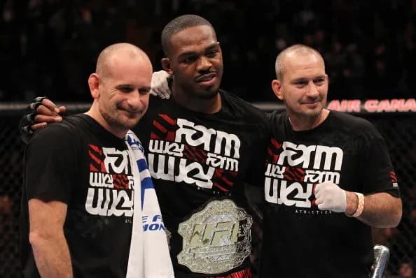 Jackson Wink and Jon Jones