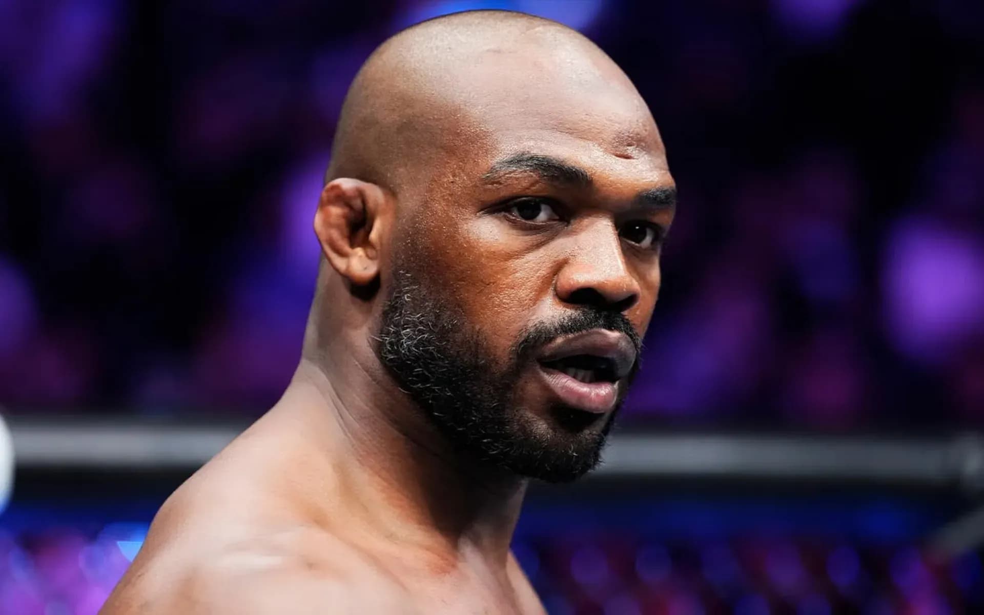 Jon Jones has reacted reacted to the interim heavyweight title clash at the UFC White House event 