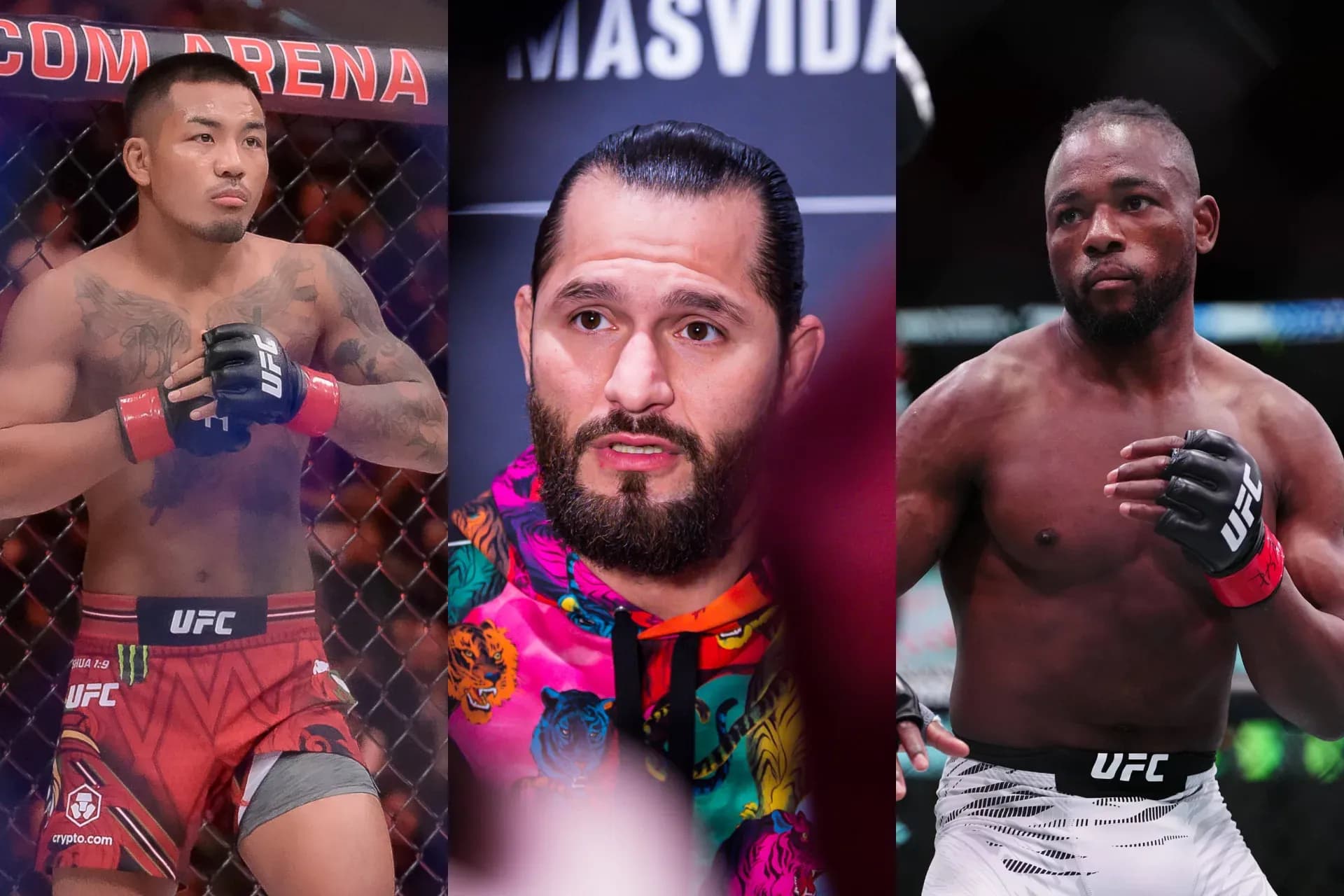 Joshua Van, Jorge Masvidal and Manel Kape