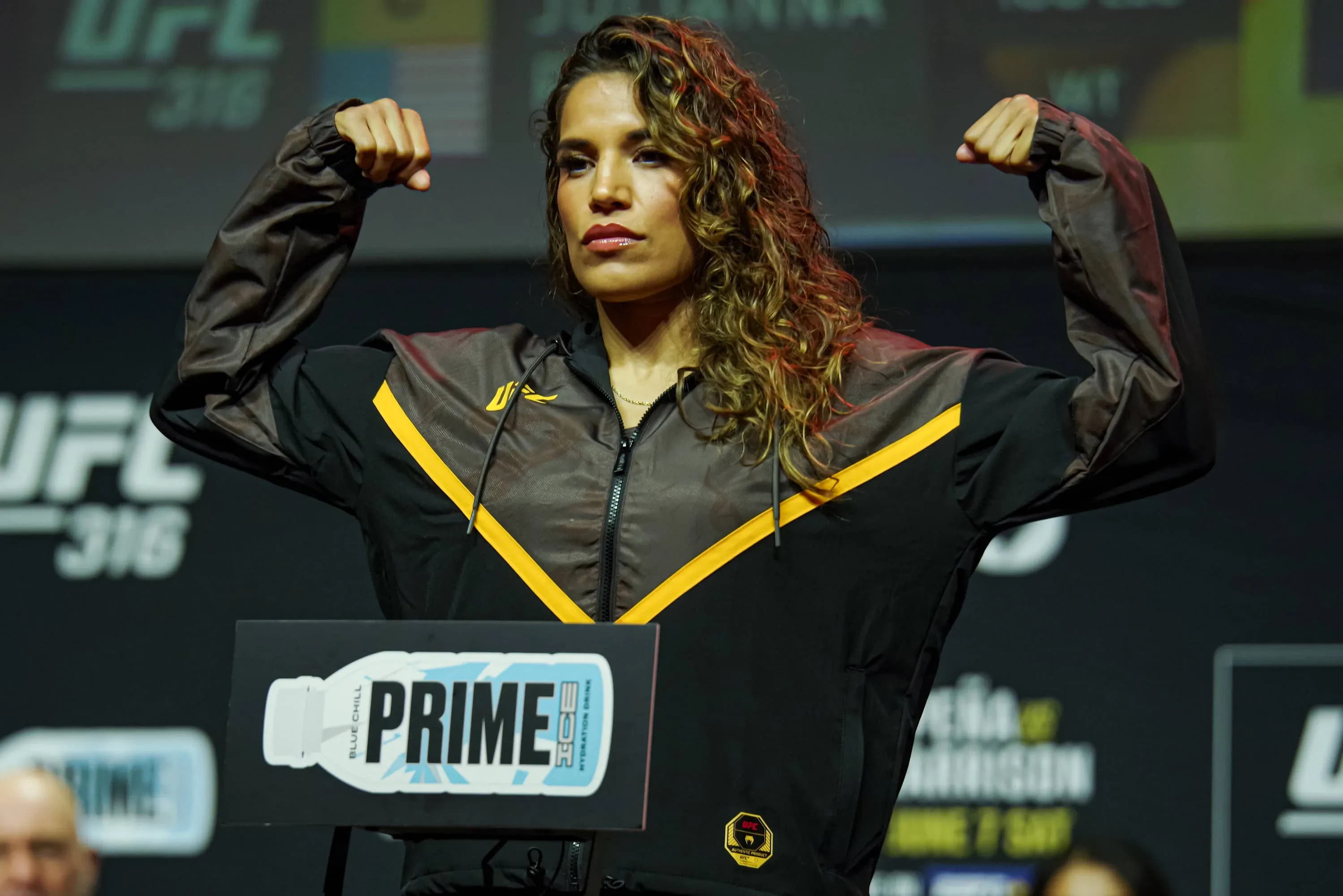 Julianna Pena weighing in