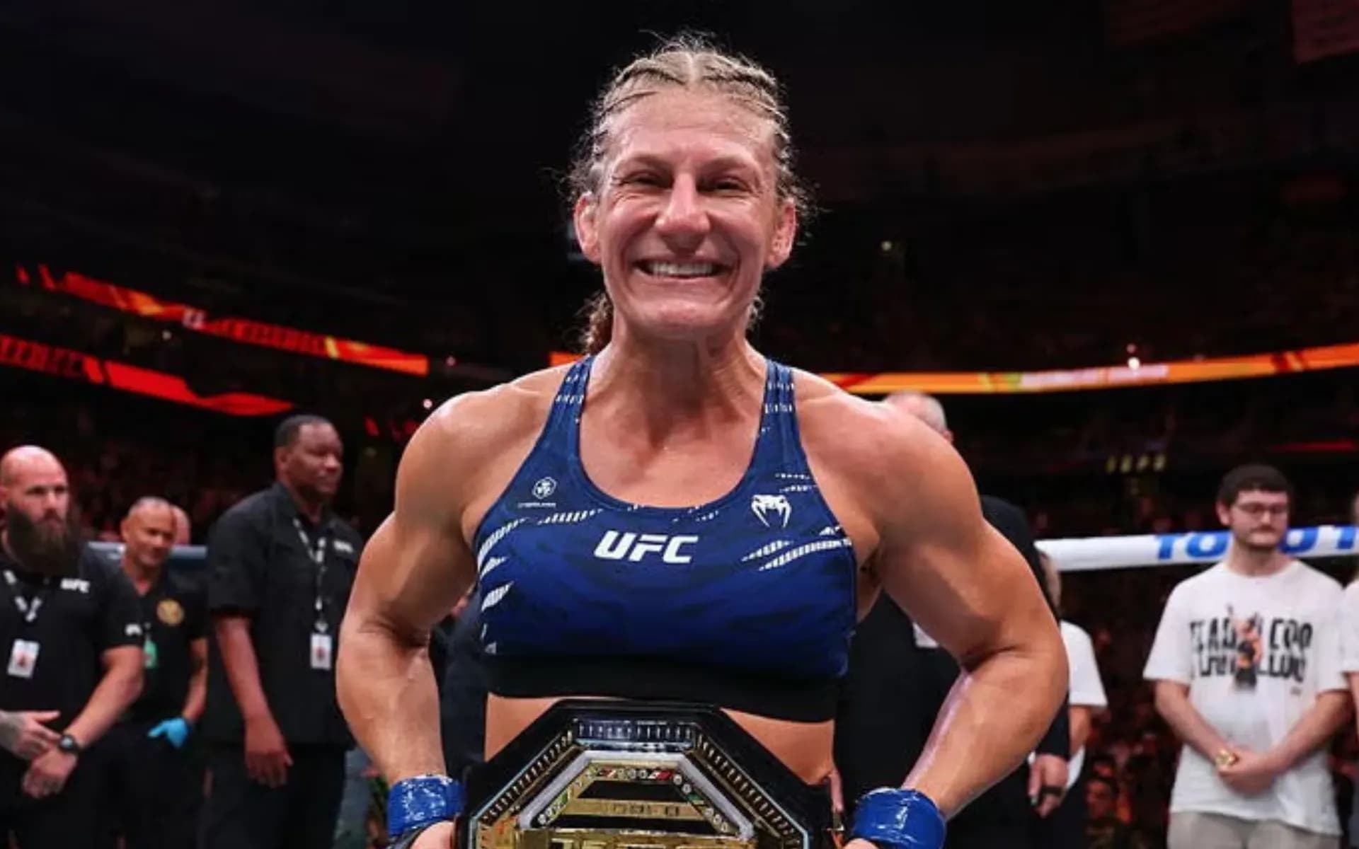 Kayla Harrison is set to defend the UFC women's bantamweight belt against longtime rival Amanda Nunes. 