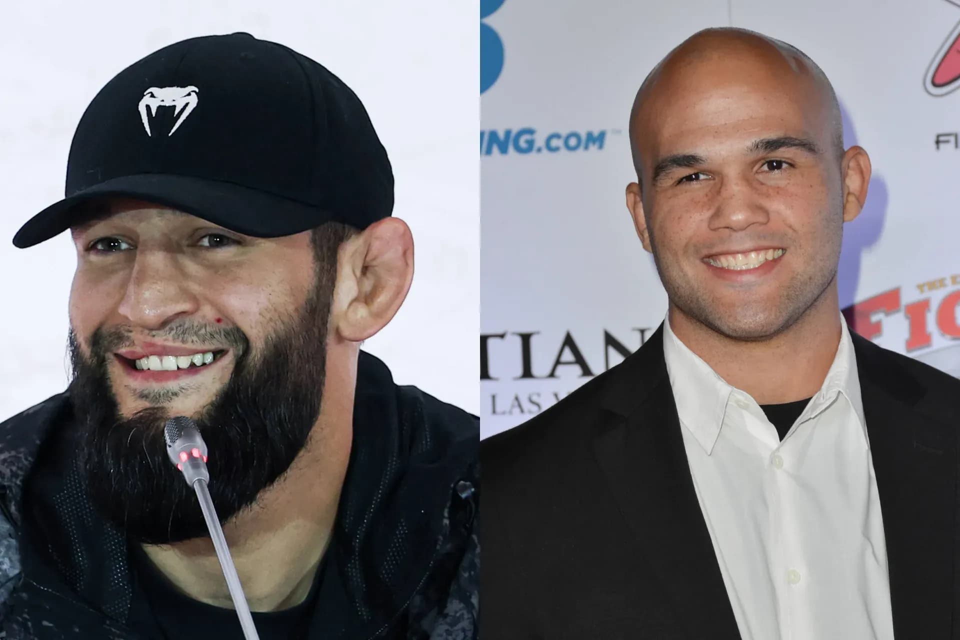 Khamzat Chimaev and Robbie Lawler