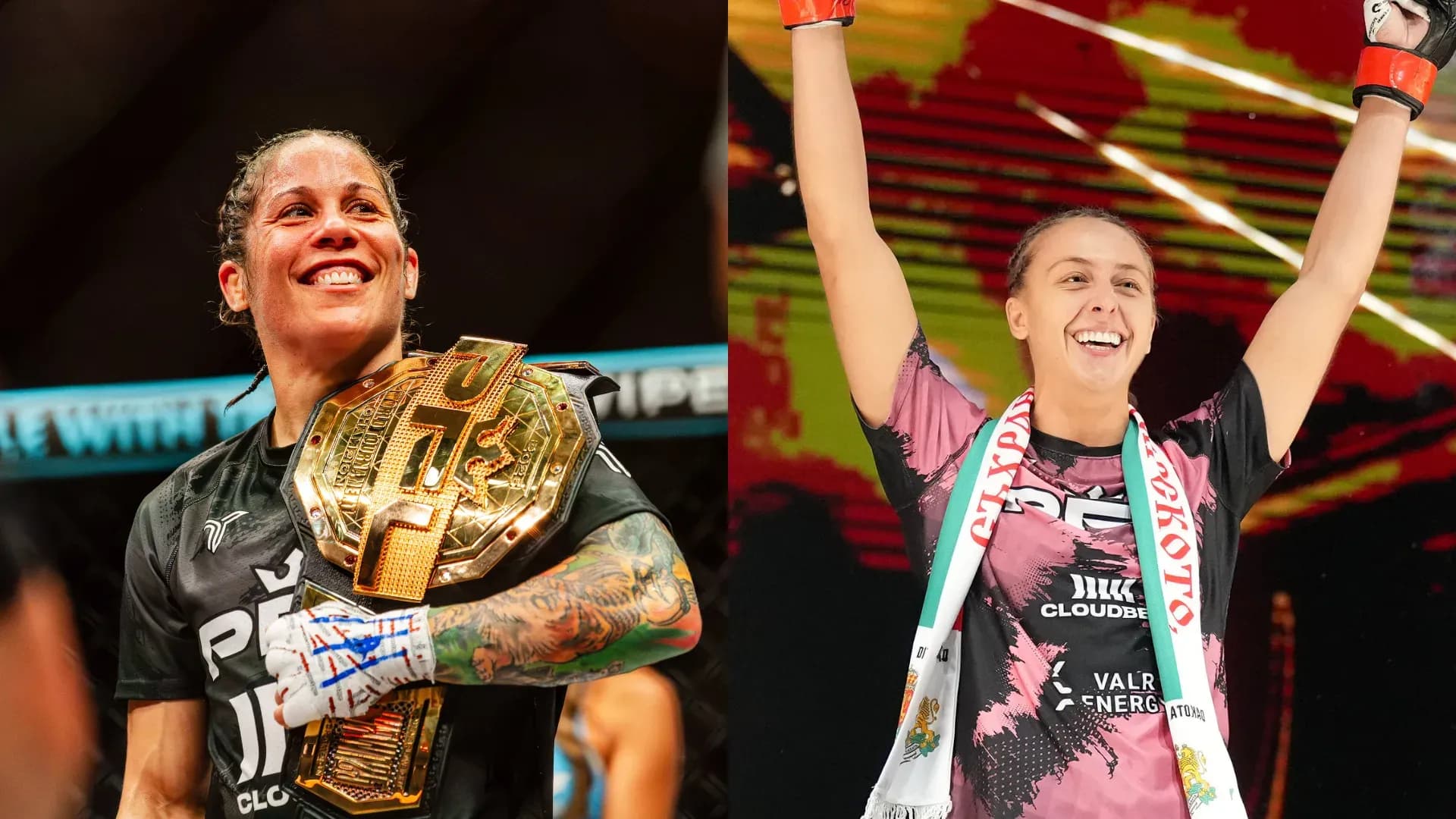 Liz Carmouche and Dakota Ditcheva in PFL