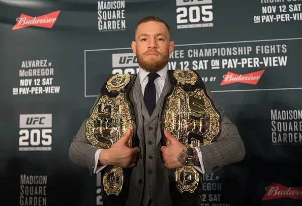 Conor McGregor Championship Belts