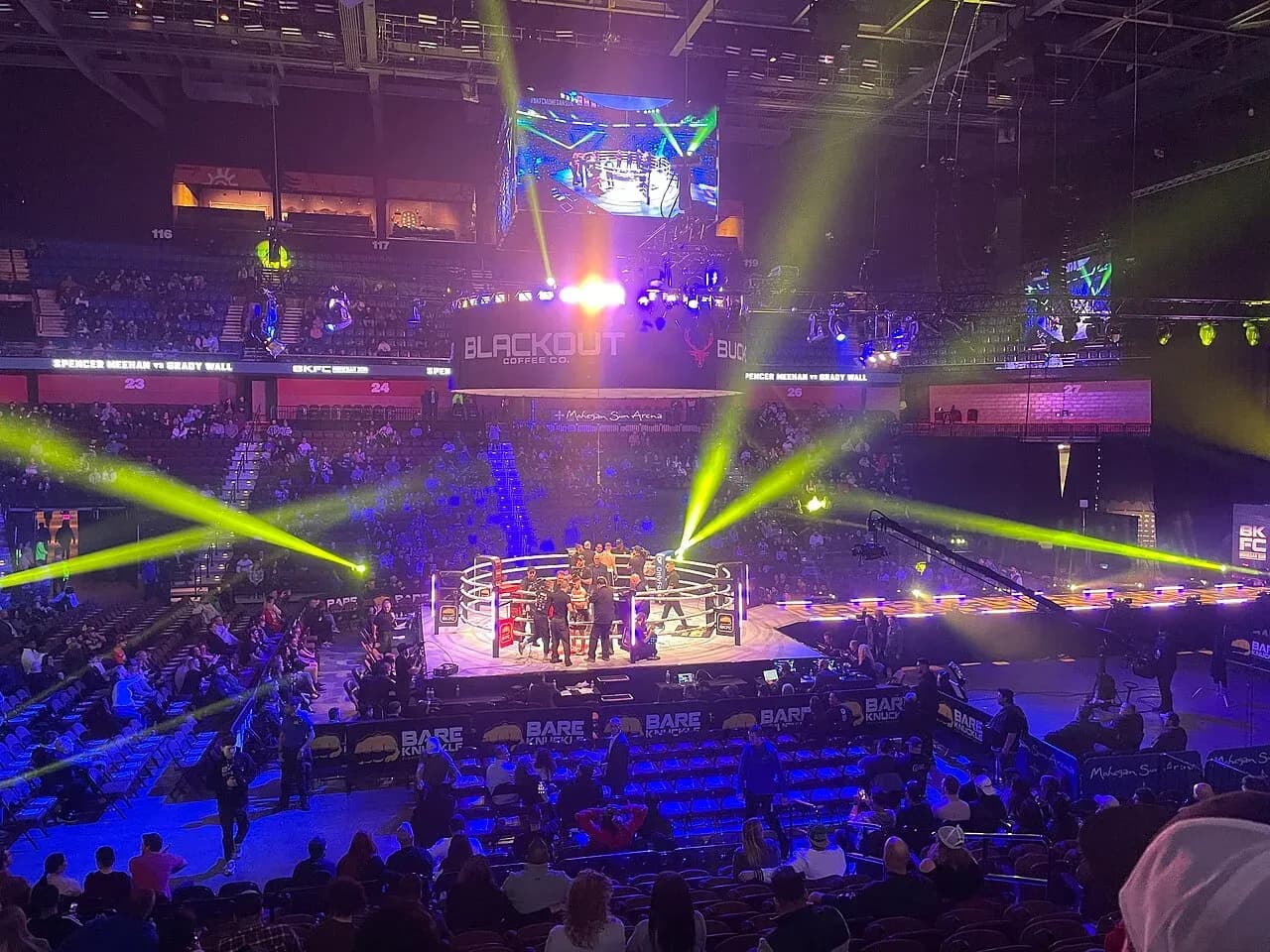 The ring will be rocking for BKFC Fight Night Derby Saturday night.