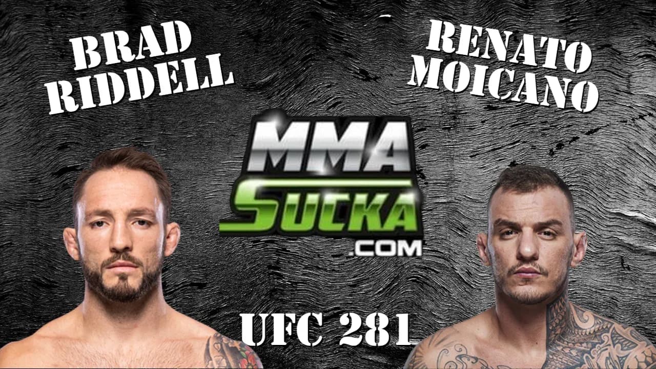 UFC 281 RIDDELL VS MOICANO POSTER